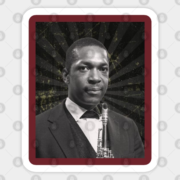 John Coltrane Sticker by KoplakStories